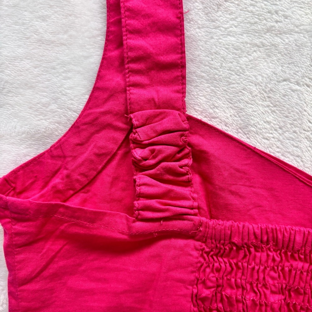 SIM & SAM Rose Violet Sleeveless Corset-Style Cropped Top--NWT--XS - Picture 9 of 12
